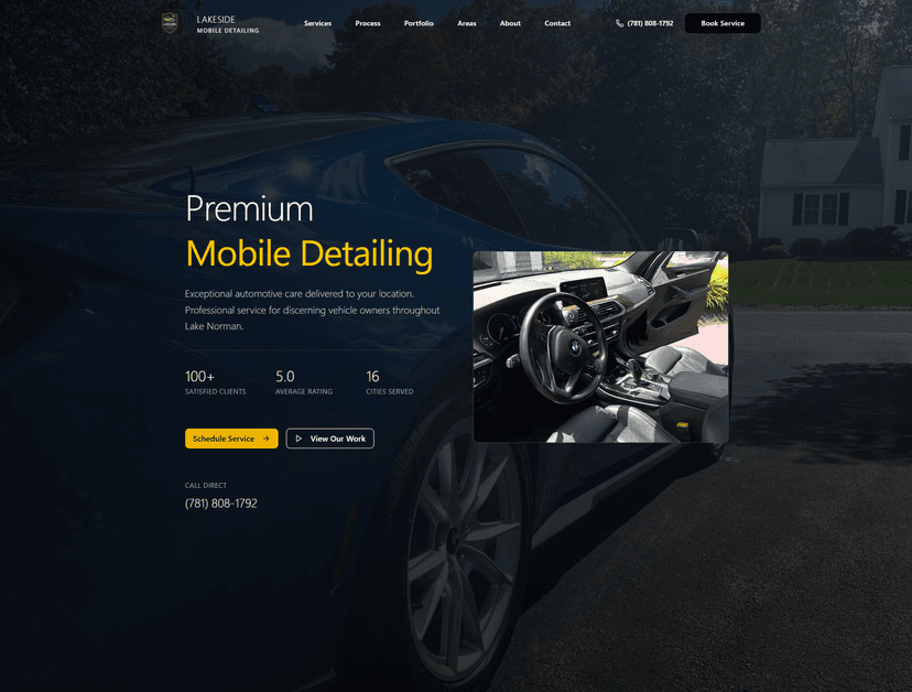 Screenshot of Lakeside Mobile Detailing